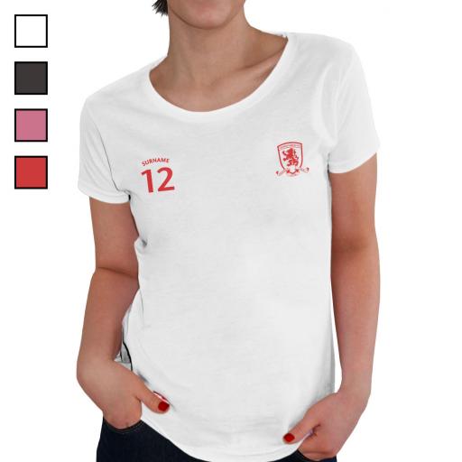 Middlesbrough FC Ladies Sports T-Shirt